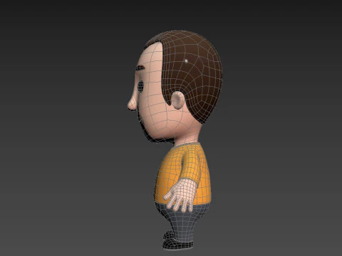Little People 004 3D Model