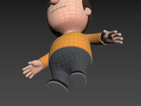 Little People 004 3D Model