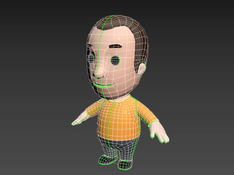 Little People 004 3D Model