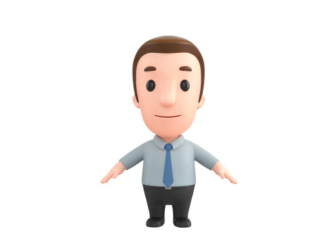 Little People 005 3D Model
