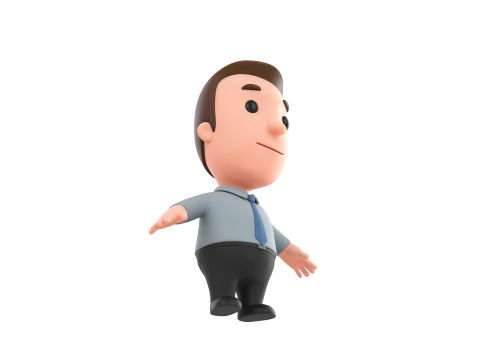 Little People 005 3D Model