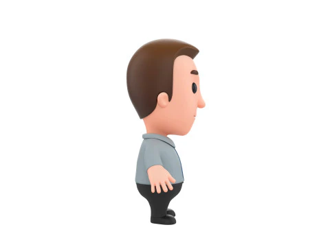 Little People 005 3D Model