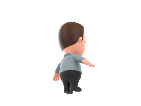 Little People 005 3D Model