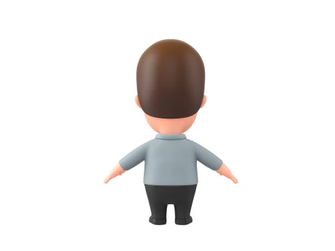 Little People 005 3D Model