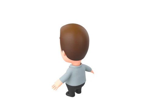 Little People 005 3D Model