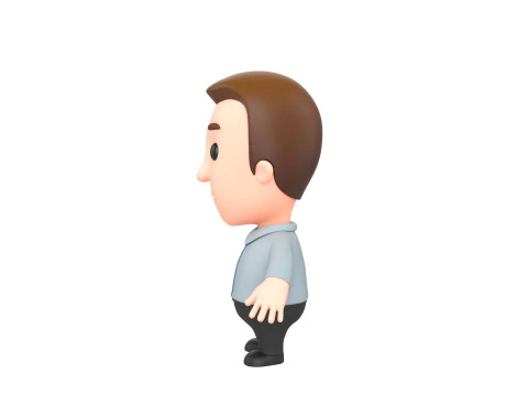 Little People 005 3D Model
