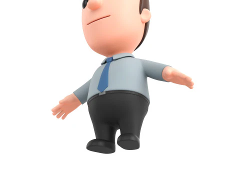 Little People 005 3D Model
