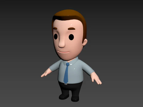 Little People 005 3D Model