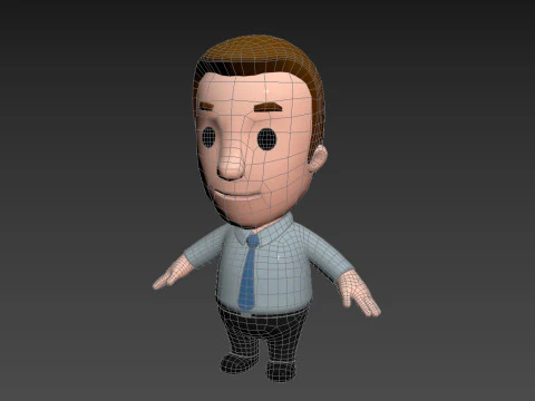 Little People 005 3D Model