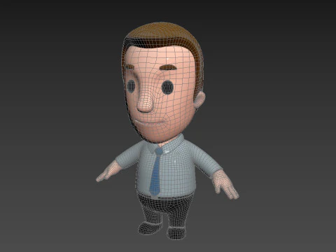 Little People 005 3D Model