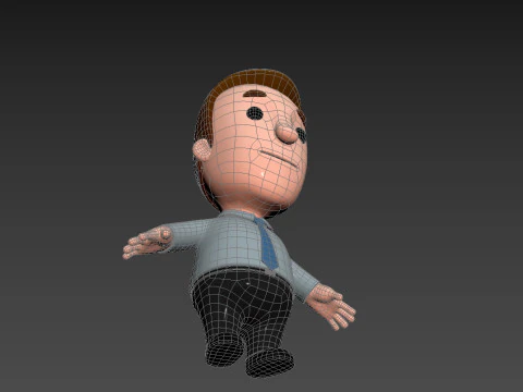 Little People 005 3D Model