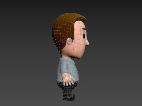 Little People 005 3D Model