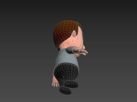 Little People 005 3D Model
