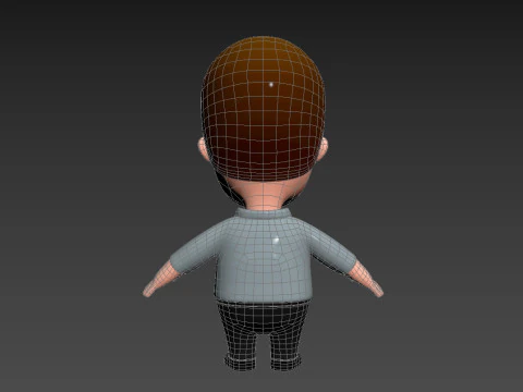 Little People 005 3D Model