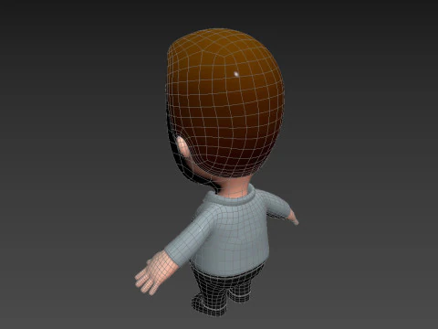 Little People 005 3D Model