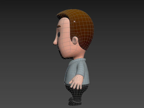 Little People 005 3D Model