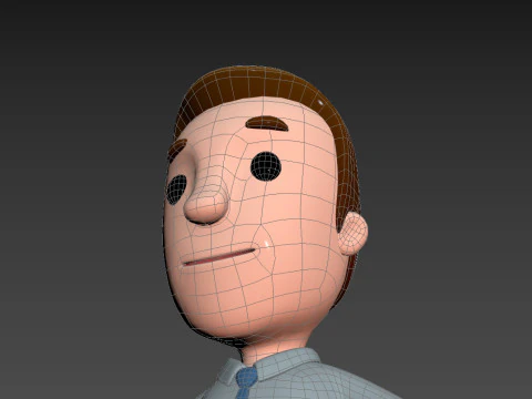 Little People 005 3D Model
