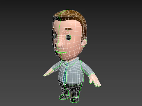 Little People 005 3D Model