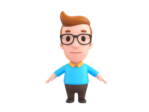 Little People 006 3D Model