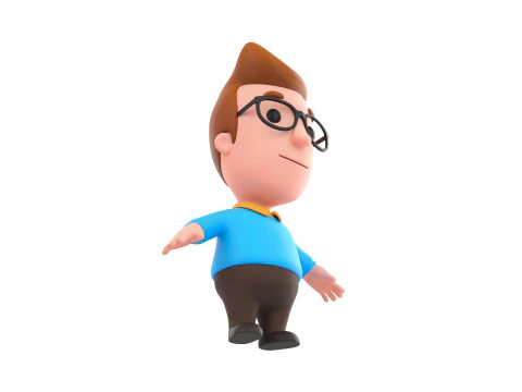 Little People 006 3D Model