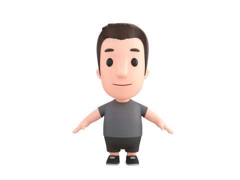 Little People 007 Modello 3D