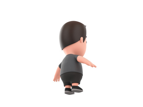 Little People 007 Modello 3D