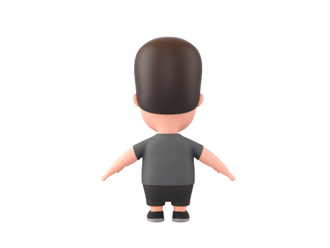 Little People 007 Modello 3D