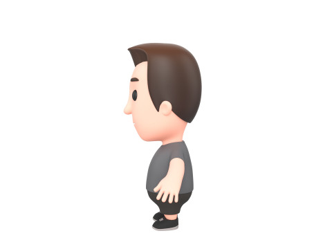 Little People 007 Modello 3D
