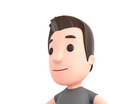 Little People 007 Modello 3D
