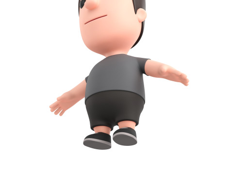 Little People 007 Modello 3D