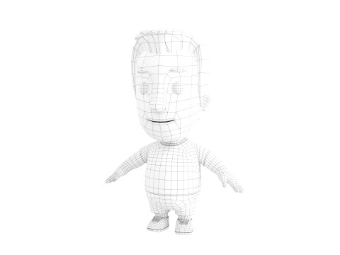 Little People 007 Modello 3D
