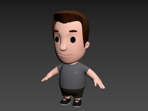 Little People 007 Modello 3D