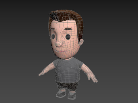 Little People 007 Modello 3D