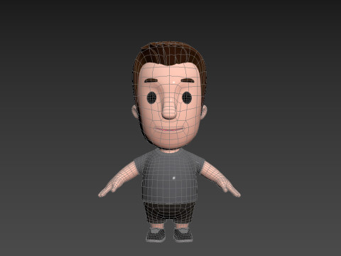 Little People 007 Modello 3D