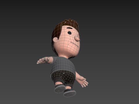 Little People 007 Modello 3D