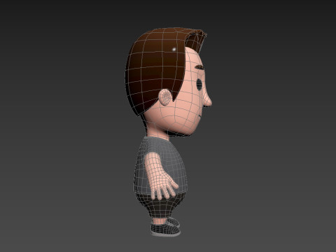 Little People 007 Modello 3D