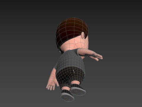 Little People 007 Modello 3D