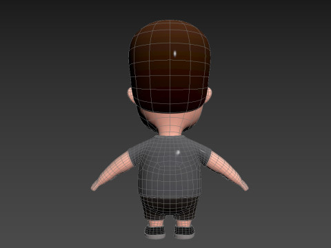 Little People 007 Modello 3D