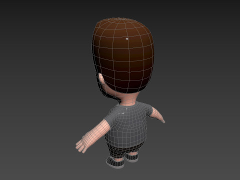 Little People 007 Modello 3D