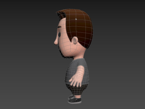 Little People 007 Modello 3D