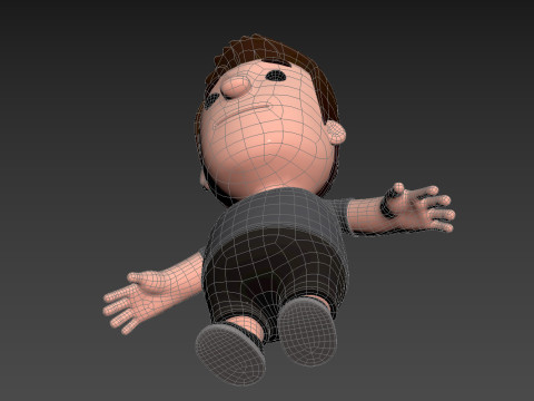 Little People 007 Modello 3D