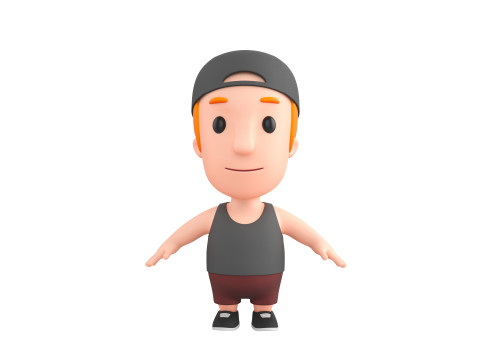 Little People 008 3D Model