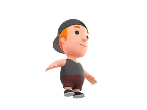 Little People 008 3D Model
