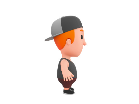 Little People 008 3D Model