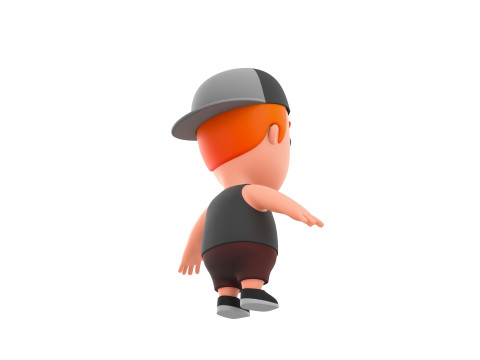 Little People 008 3D Model