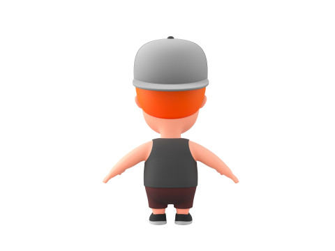 Little People 008 3D Model