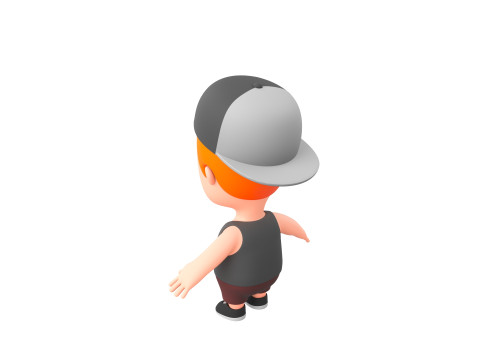 Little People 008 3D Model