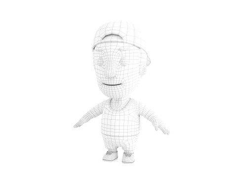 Little People 008 3D Model