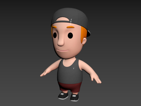 Little People 008 3D Model