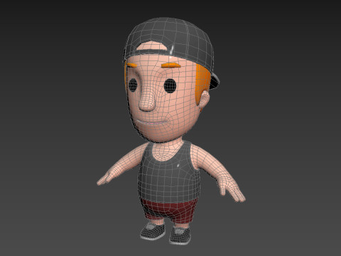 Little People 008 3D Model